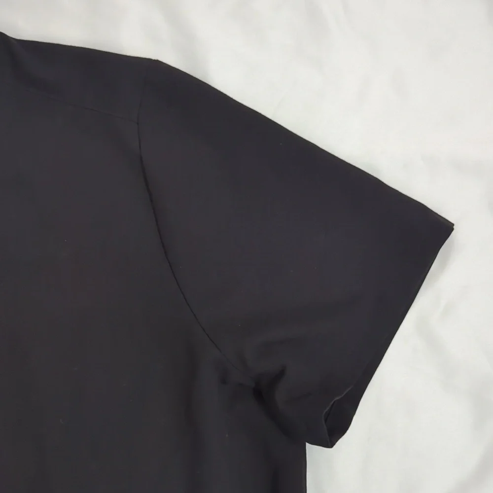 Figs Casma Three-Pocket Scrub Top, Color Black Size XL - Picture 12 of 15